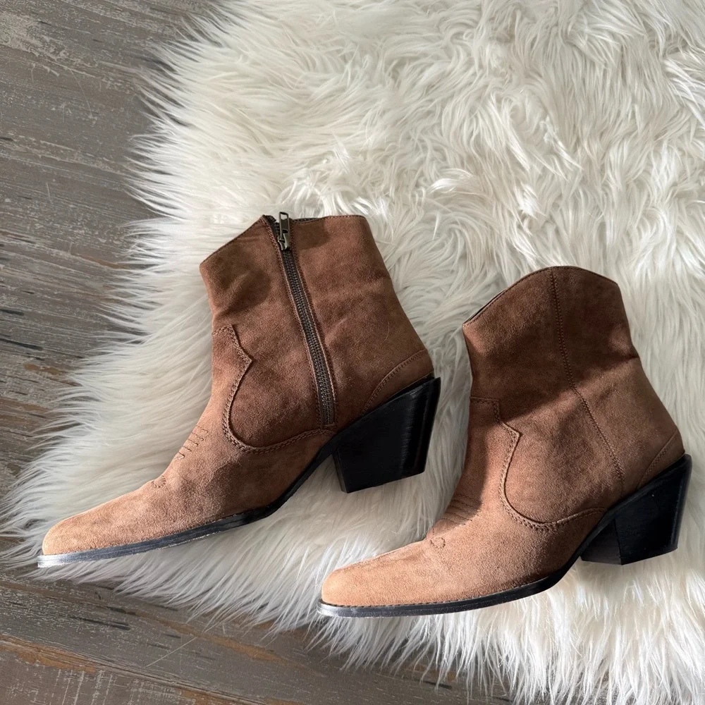 Spell Safari Suede Ankle Boots in Chocolate EU 39 - Picture 6 of 9